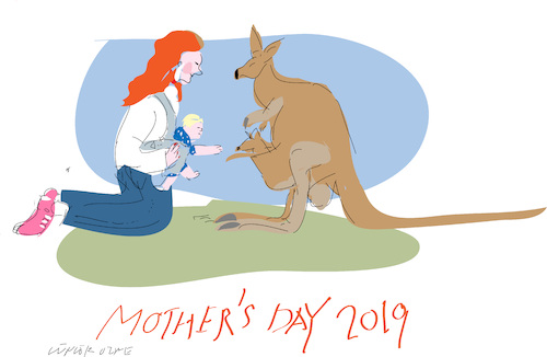Cartoon: Mothers Day 2019 (medium) by gungor tagged mothers,mothers