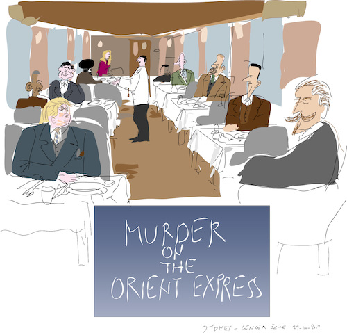 Cartoon: Orient Express (medium) by gungor tagged movie