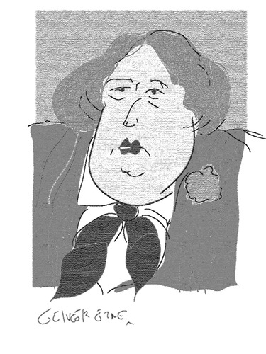 Cartoon: Oscar Wilde-2 (medium) by gungor tagged literature