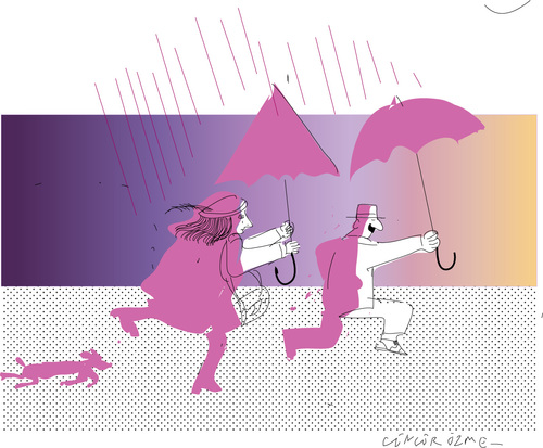 Cartoon: Purple rain (medium) by gungor tagged climate