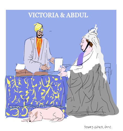 Cartoon: Queen Victoria (medium) by gungor tagged history