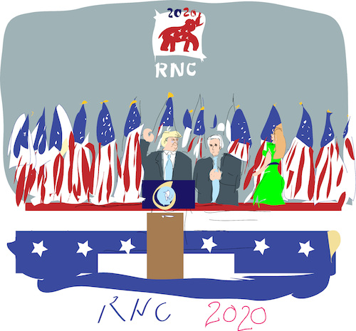 Cartoon: Republican N C (medium) by gungor tagged us,presiidential,election,2020,us,presiidential,election,2020