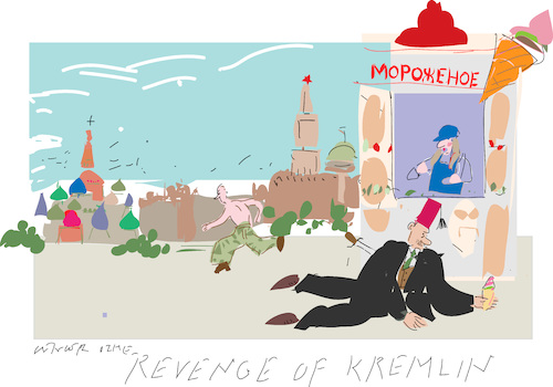 Cartoon: Revenge of Kremlin (medium) by gungor tagged turkey,turkey