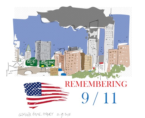 Cartoon: September 11 (medium) by gungor tagged usa