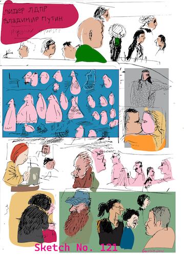 Cartoon: Sketch No 121 (medium) by gungor tagged sketch,no,121,by,gungor,sketch,no,121,by,gungor