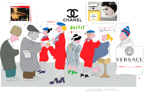 Cartoon: Smirnoff or Coco chanel (medium) by gungor tagged russia