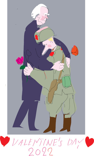 Cartoon: Valentines s Day 2022 (medium) by gungor tagged valentine,day,2022,valentine,day,2022
