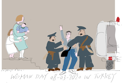 Cartoon: Woman Day 2020 (medium) by gungor tagged journalism,journalism