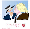 Air kiss at inauguration