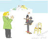 Cartoon: A.Merkel visit to Grece (small) by gungor tagged germany