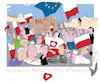 Cartoon: Big demo in Warsaw 2023 (small) by gungor tagged big,demo,in,poland