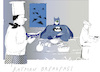 Cartoon: Breakfast for Batman (small) by gungor tagged heros