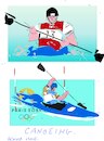 Cartoon: Canoeing s sketches at PO 2024 (small) by gungor tagged canoeing,sketches,at,po,2024