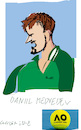 Cartoon: Daniil Medvedev (small) by gungor tagged australian open player 10
