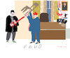 Cartoon: Domestic affair (small) by gungor tagged bittter,feud,in,the,house