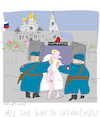 Cartoon: From Kremlin to cuckoo s nest (small) by gungor tagged ukraine,and,russia,war