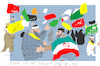 Cartoon: Funeral of General (small) by gungor tagged iran
