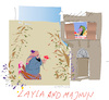 Cartoon: Layla and Mejnun (small) by gungor tagged love,story