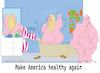 Cartoon: Make US healthy again (small) by gungor tagged back,to,healthy,life,again