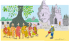 Cartoon: Monks against defrostation (small) by gungor tagged monks