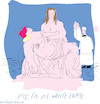 Cartoon: Pieta at White House (small) by gungor tagged us,election,2020