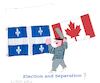 Cartoon: Quebec election (small) by gungor tagged quebec,election,2026