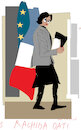 Cartoon: Rachida Dati (small) by gungor tagged dati,minisrer,of,culfure,in,france