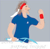 Cartoon: S Tsitsipas (small) by gungor tagged tsitsipas,australian,open,2022