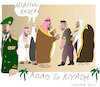 Cartoon: Zelenskyy in Riyadh (small) by gungor tagged zelenskyy,in,saud,arabia