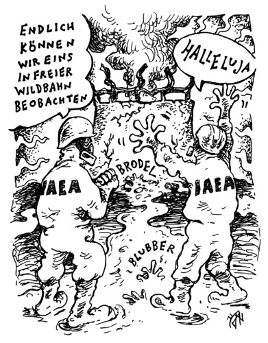 Cartoon: Atompilger (medium) by JP tagged iaea,fukushima,akw,atomkraft,kernenergie,katastrophe,iaea,fukushima,akw,atomkraft,kernenergie,katastrophe