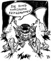 Cartoon: Atomklapse (small) by JP tagged atomkraft moratorium akw atom klapse