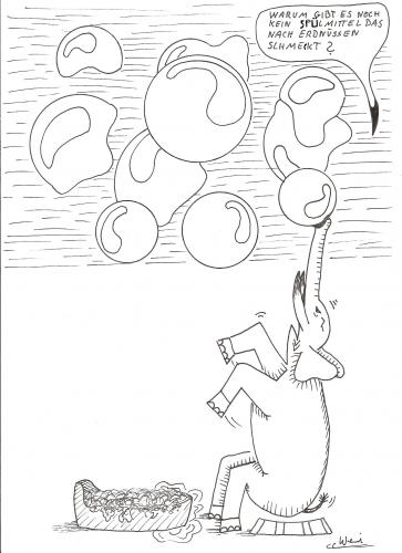 Cartoon: Elefant NR2 (medium) by Backrounder tagged elefant,blasen