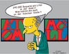 Cartoon: Mr Burns in der Asse (small) by ESchröder tagged atomlager asse2 cäsium 137 atommülllager radioaktivität bohrloch