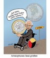 Cartoon: Schäuble klassisch (small) by ESchröder tagged finanzminister,deutschland,schäuble,griechenland,euro,schuldenerlass,rückzahlung,sparkurs,kredite,aristoteles,zitat,eulen,nach,athen,tragen,grexit,tsipras