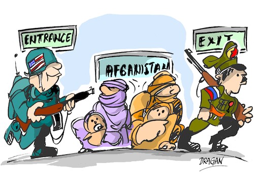 Cartoon: 22.02.1980-Afganistan (medium) by Dragan tagged afganistan