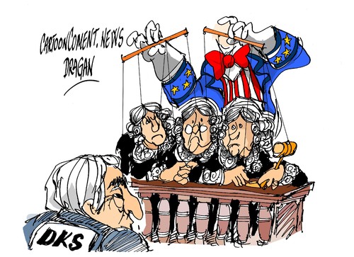 Cartoon: Dominique Strauss-Kahn-orgias (medium) by Dragan tagged dominique,strauss,kahn,orgias,francia,estado,unido,eeuu,fondo,monitario,internacional,fmi,politics,cartoon