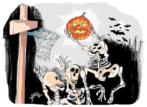 Cartoon: Halloween (medium) by Dragan tagged halloween