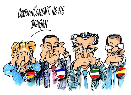 Cartoon: UE-presupuesto 2013 (medium) by Dragan tagged ue,presupuesto,2013,parlamento,europeo,politics,cartoon