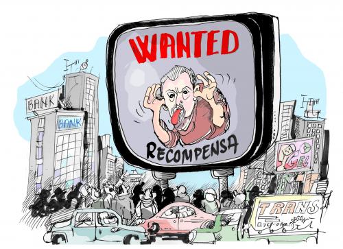 Cartoon: WANTED (medium) by Dragan tagged wanted