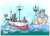 Cartoon: Acorazado Maine -15.02.1898 (small) by Dragan tagged acorazado,uss,maine,acr