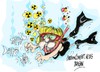 Cartoon: Angela Merkel Operacion Sanson (small) by Dragan tagged angela,merkel,operacion,sanson,alemania,israel,submarino,nuclear,kiel,cartoon,politics