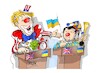Cartoon: Boris Johnson-Vladimir Zelenski (small) by Dragan tagged boris,johnson,vladimir,zelenski