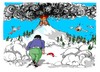 Cartoon: Eyjafjälla (small) by Dragan tagged volcan,europa,eurocontrol,islandia