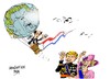 Cartoon: Fred de Graaf-dejando su cargo (small) by Dragan tagged fred,de,graaf,holanda,guillermo,alejandro,geert,wilders,politics,cartoon