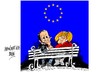 Cartoon: Hollande-Merkel-luna de miel (small) by Dragan tagged francois,hollande,angela,merkel,ue,alemania,francia,eje,cricis,economica,politics,cartoon