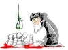 Cartoon: Iran-regimen (small) by Dragan tagged iran