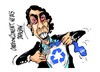 Cartoon: Jose Maria Aznar-reciclaje (small) by Dragan tagged jose,maria,aznar,reciclaje,partido,popular,pp,politics,cartoon
