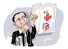 Cartoon: Obama (small) by Dragan tagged barack,obama,reforma,sanitaria,ee,uu,politics