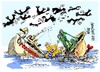 Cartoon: Pescanova-urgente (small) by Dragan tagged pescanova,deuda,cricis,economica,cartoon