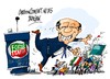 Cartoon: Silvio Berlusconi-caida (small) by Dragan tagged silvio,berlusconi,genova,italia,politics,cartoon